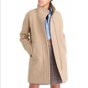 J. Crew Cacoon Stadium Cloth Wool Coat
